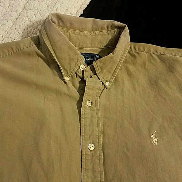 Ralph Lauren XL olive greenlong sleeve - Picture 7 of 7